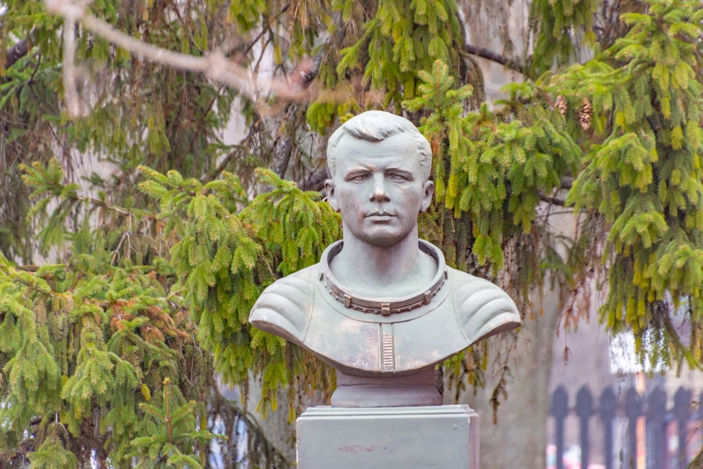 Памятник Гагарину в Петропавловской крепости. Фото: Ирина Иванова.