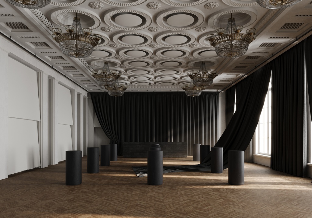 Рендер будущих интерьеров. Вторая студия.