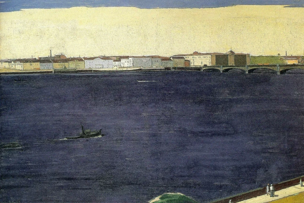 Алексей Карев. Нева. 1934. Правообладатель: Русский музей.