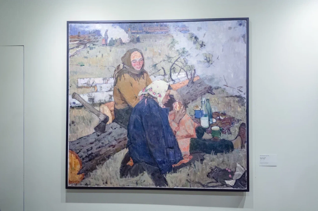Ирина Бройдо «На лесосеке», 1960 г.. Фото: Ирина Иванова. Советский импрессионизм. декаб 2023. Фото - Ирина Иванова-5786.jpg