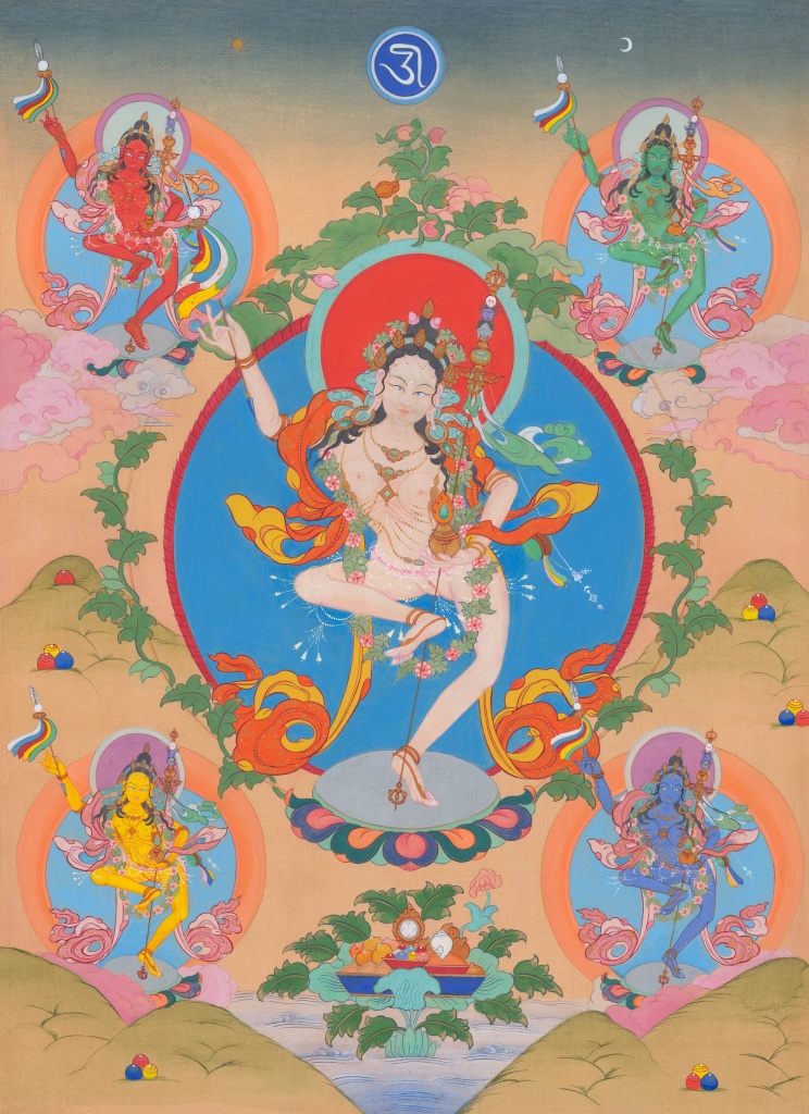 Лариса Рожнова «Мандарава, супруга Гуру Римпоче» (2015). Из личного архива автора.