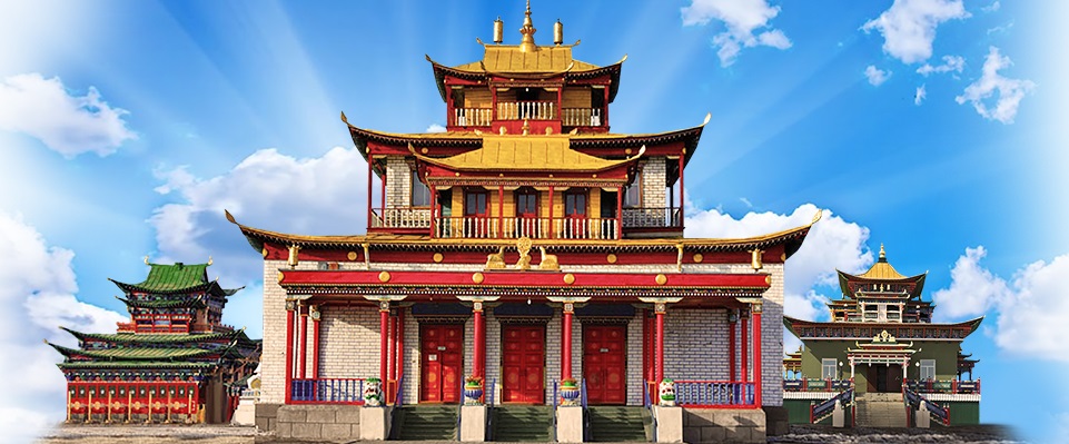 Иволгинский дацан в Улан-Удэ. Правообладатель: Иволгинский дацан, ivolgdatsan.ru.