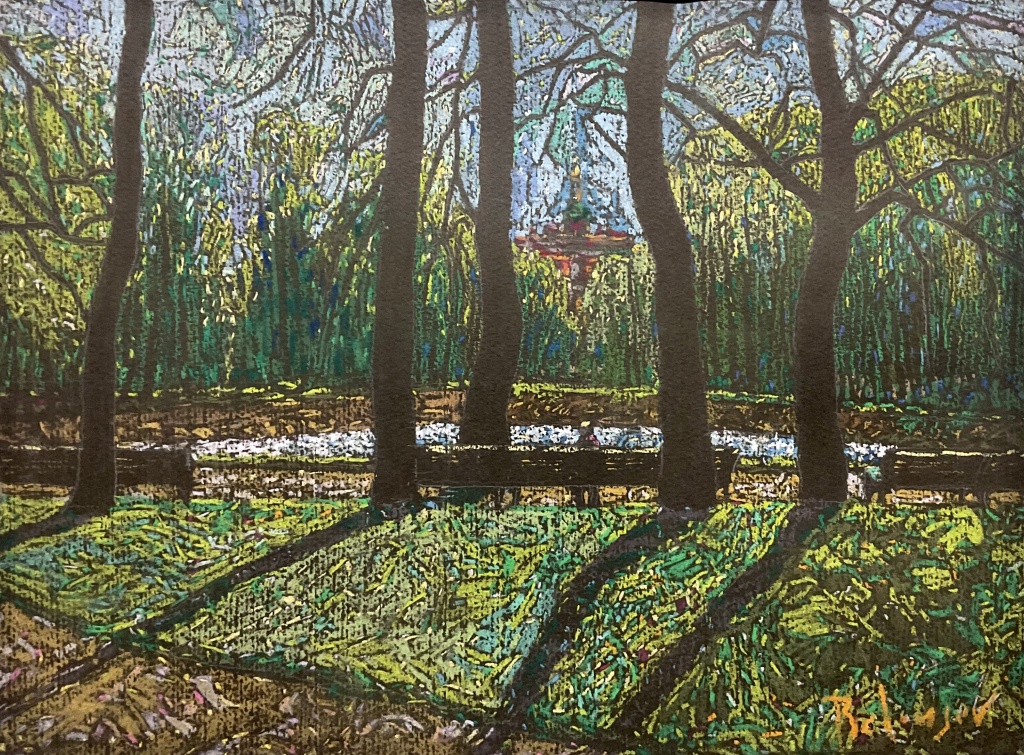«Весна», 30х40, бумага, пастель, 2015. Автор: Сергей Белоусов «Весна», 30х40, бумага, пастель, 2015. Автор: Сергей Белоусов