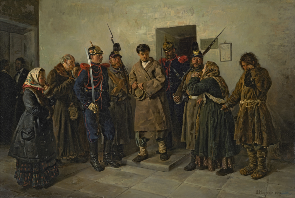 Владимир Маковский «Осужденный», 1879. Фото: Русский музей, rusmuseumvrm.ru.