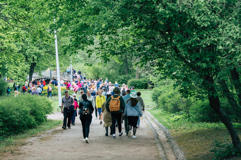 Фестиваль тюльпанов на Елагином острове в 2021. Фото: Ирина Иванова