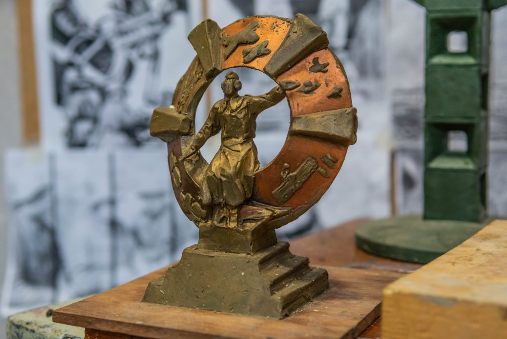 На фото: первый эскиз монумента. Фото: Ирина Иванова sculp Maria 2023 irina ivanova-9221.jpg