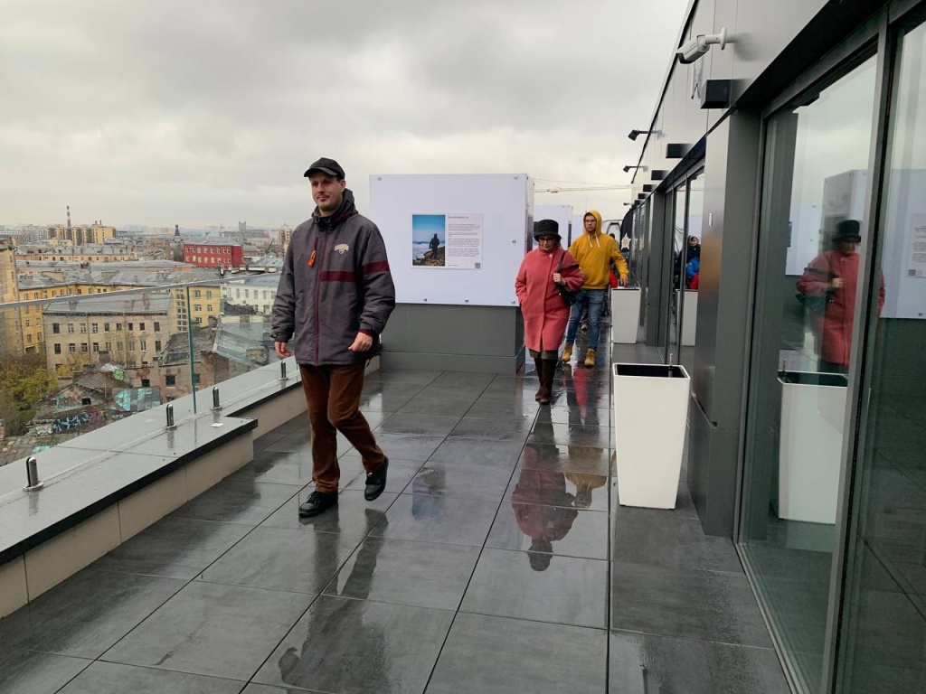 На крыше Zarenkov Gallery. Фотография предоставлена организаторами проекта «Многомерность культуры».