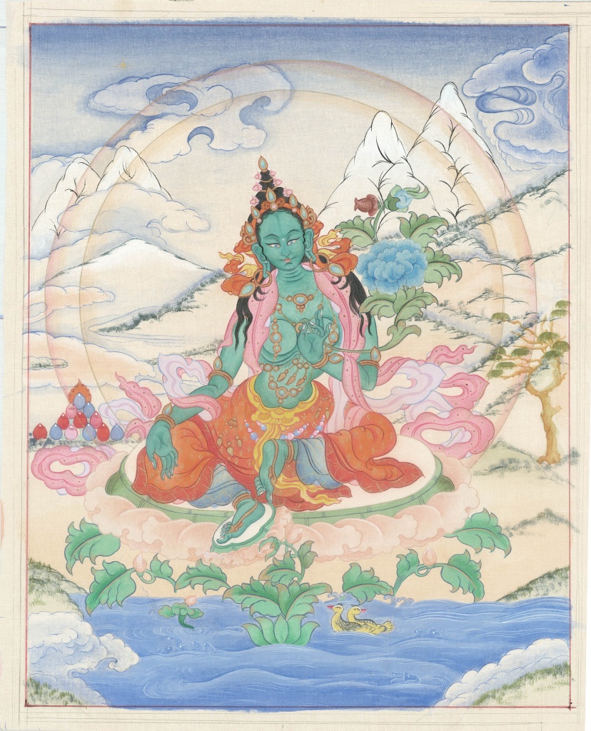 Лариса Рожнова «Зеленая Тара» (2007). Из личного архива автора.