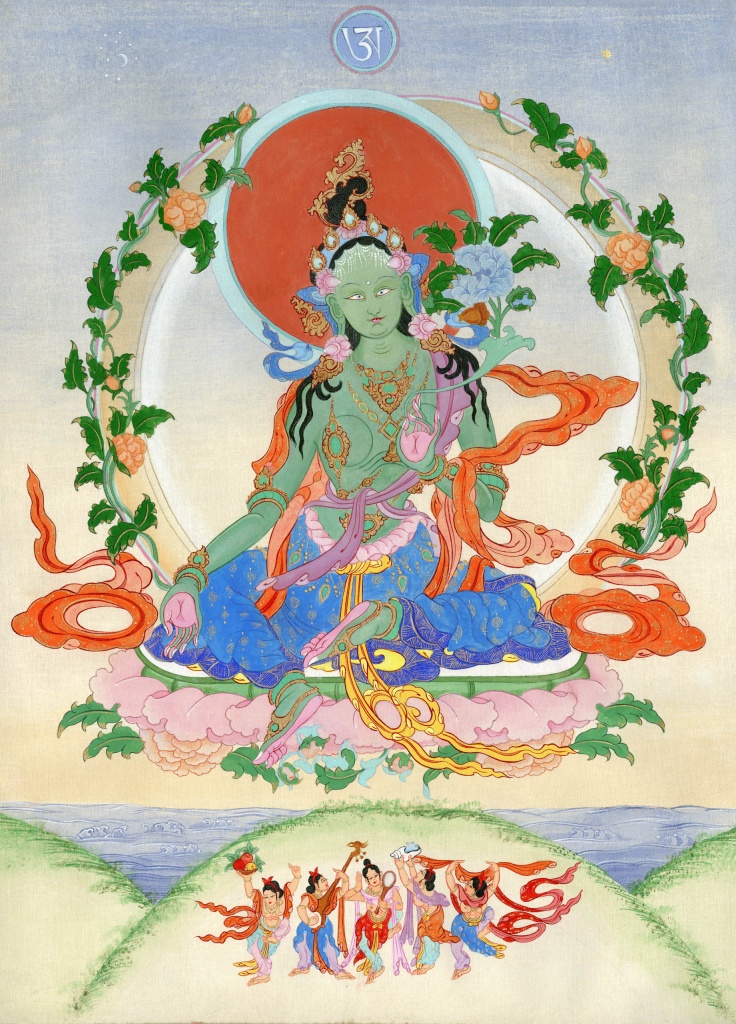 Лариса Рожнова «Зеленая Тара» (2009). Из личного архива автора.