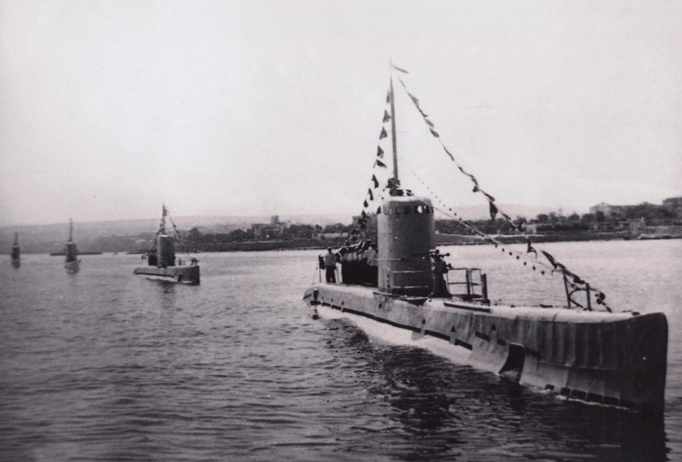 День ВМФ в Ленинграде, 1945 год. Фото: Музей истории подводных сил России им. А.И. Маринеско, vk.com/clubmipsrm.