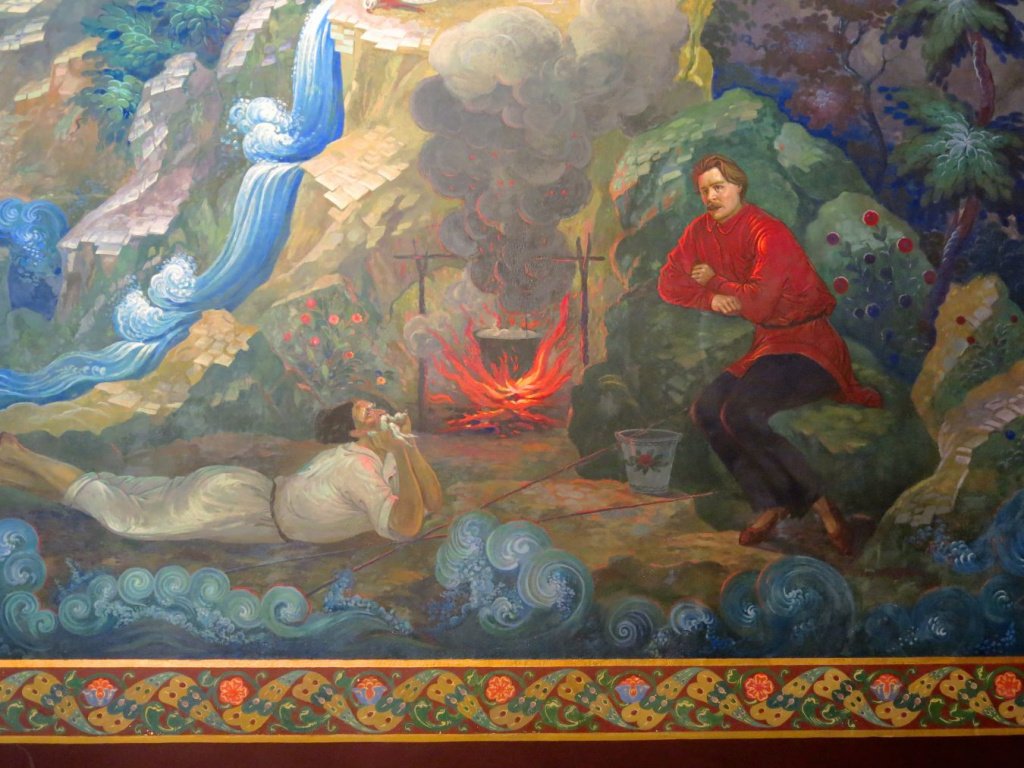 Портрет Максима Горького в Аничковом дворце. Фото: Ирина Иванова. Правообладатель: Институт культурных программ.