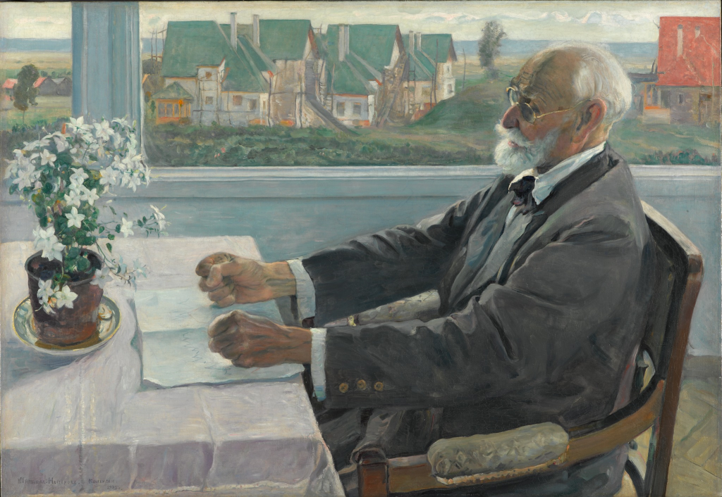 Михаил Нестеров «Портрет академика Ивана Павлова» (1935). Правообладатель: Третьяковская галерея, my.tretyakov.ru.