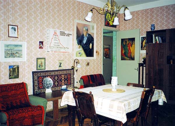 В музее-квартире Льва Гумилева. 