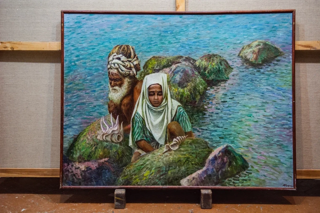 Анатолий Рыбкин, «Берег Индийского океана», 2019 г. Рыбкин. декаб 2023. Фото - Ирина Иванова-5934.jpg