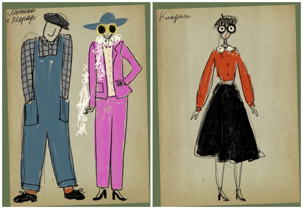 Моника и Жерар (слева). Кладин (справа). Предоставлено пресс-службой Кукольного театра сказок.