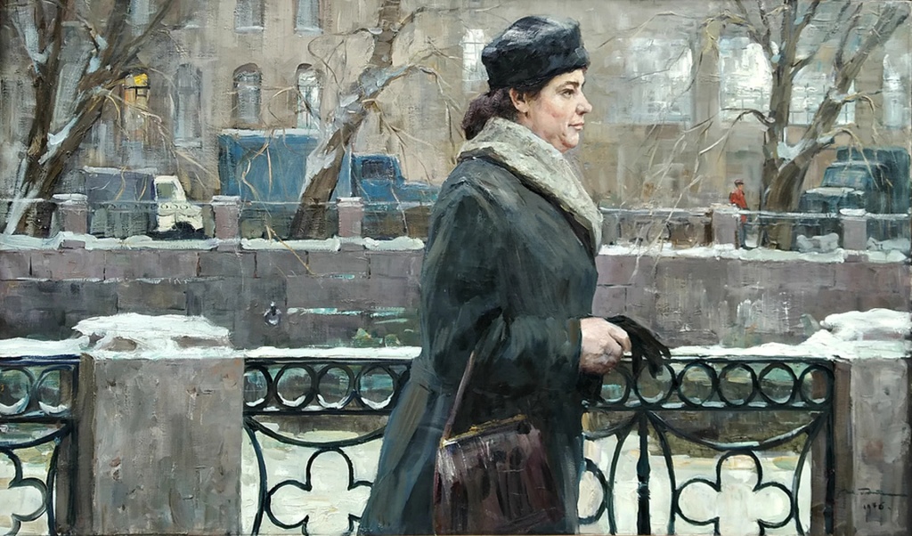Иван Пентешин. Работница фабрики имени Володарского В.Г. Шорина. 1976. Иван Пентешин. Работница фабрики имени Володарского В.Г. Шорина. 1976.