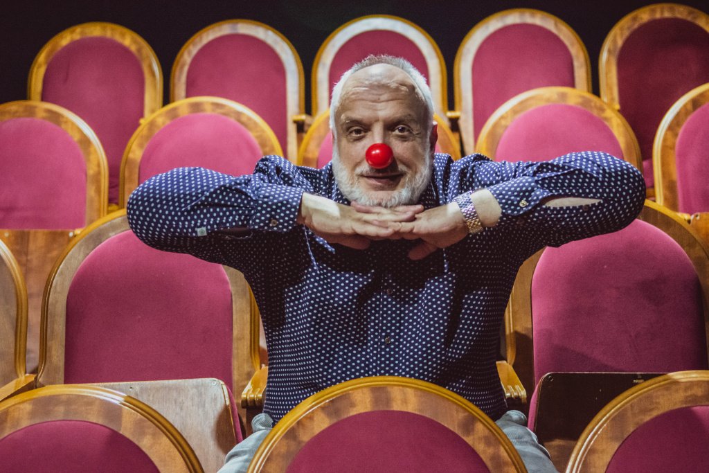 Художественный руководитель, клоун-мим-театра «МимИГРАнты» Александр Плющ-Нежинский. Фото: Ирина Иванова Фото: Ирина Иванова