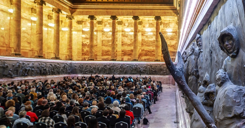 Концерт в Мраморном зале Этнографического музея. Источник: gsocenter.ru/. Правообладатель: gsocenter.ru. 