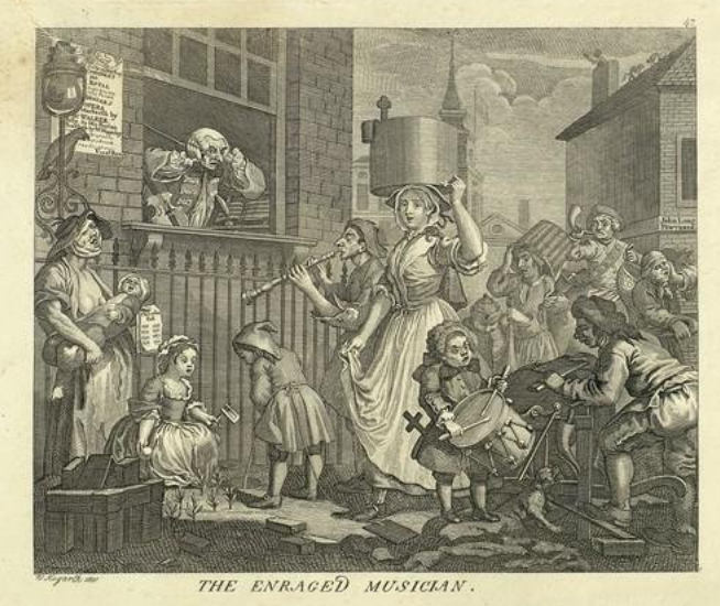 Эрнст Людвиг Рипенхаузен. Разъяренный музыкант. XVIII век.