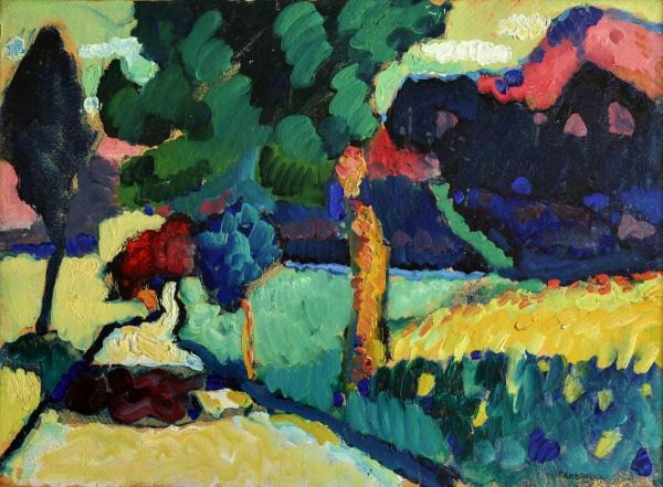 «Летний пейзаж», 1909 г. Русский музей.