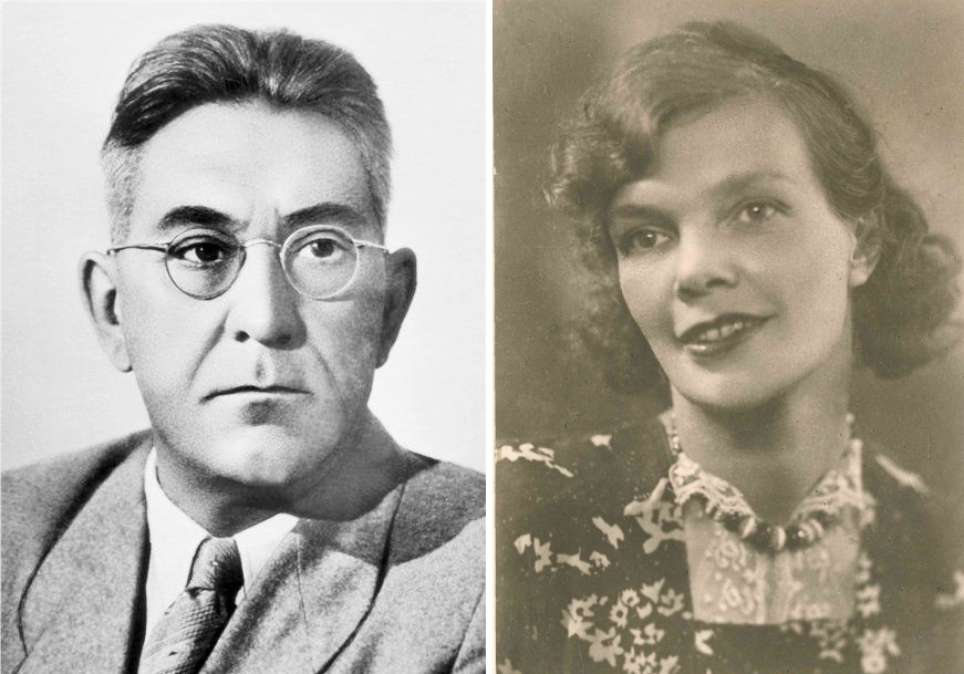 Юрий Лавров (отец) и Ольга Гудим-Левкович (мать). Правообладатель: кино-театр.ру и 100philharmonia.spb.ru.