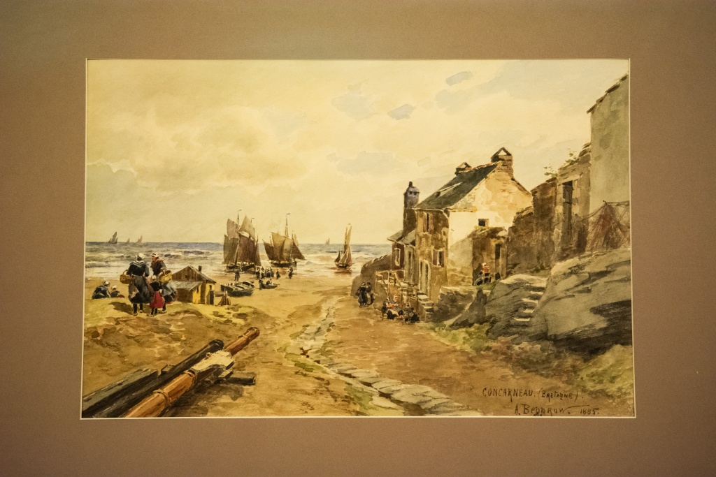 Александр Беггров «Деревня в Бретани», 1895. Фото: Ирина Иванова.