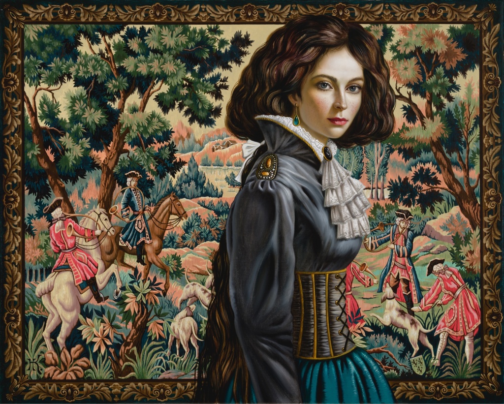 Наталья Климова. «Прогулки по векам» 80х100 см, холст,масло, 2022.