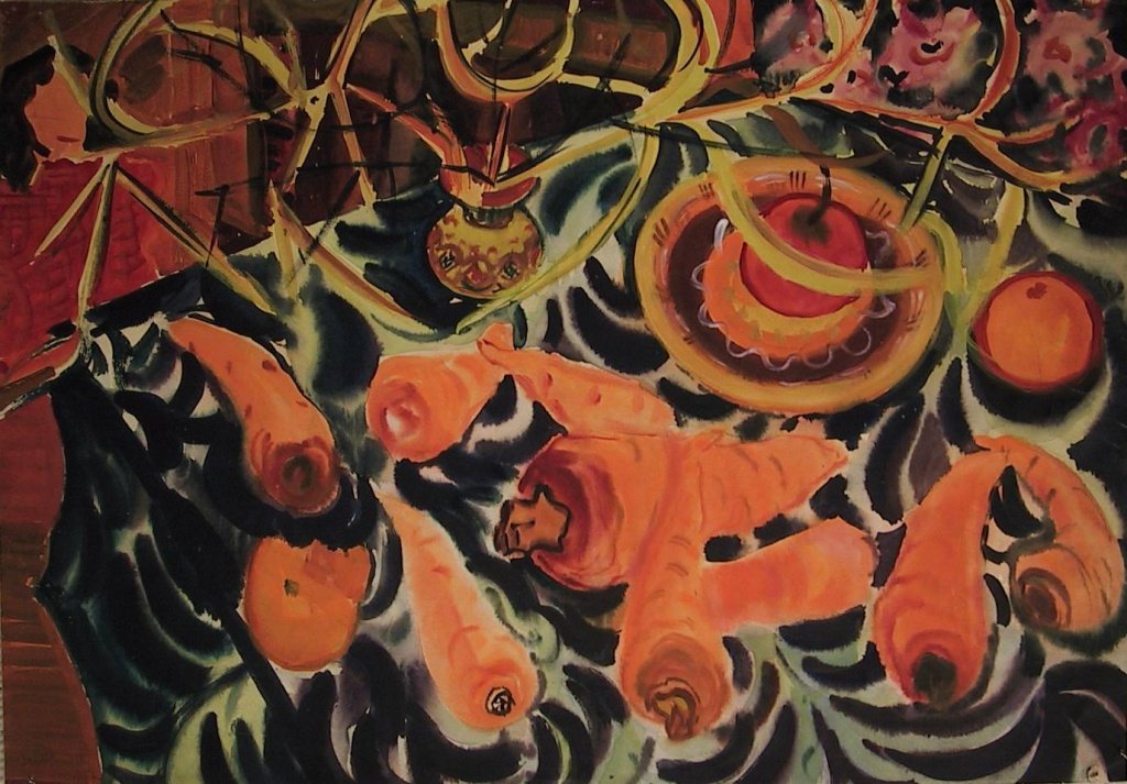 Михайлова Татьяна. 17 лет. Морковь. 1962. Ленинград