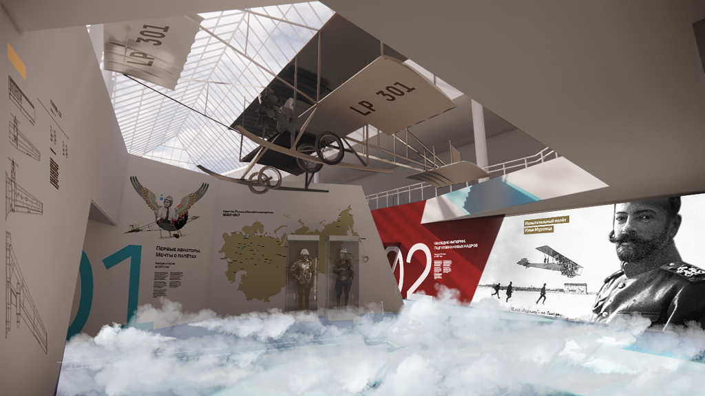 Выставка к 100-летию гражданской авиации России 