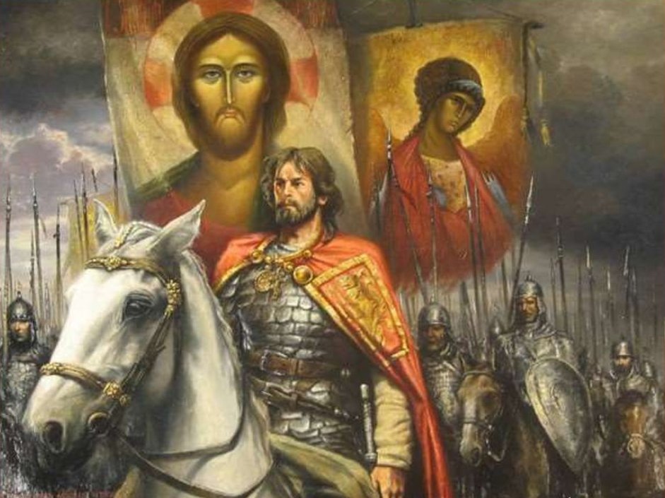 В. Меньшин «Невский перед боем»