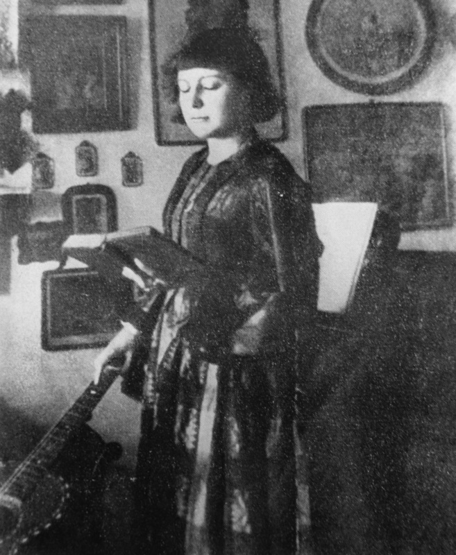 Марина Цветаева читает стихи. 1914 (1914 год). 