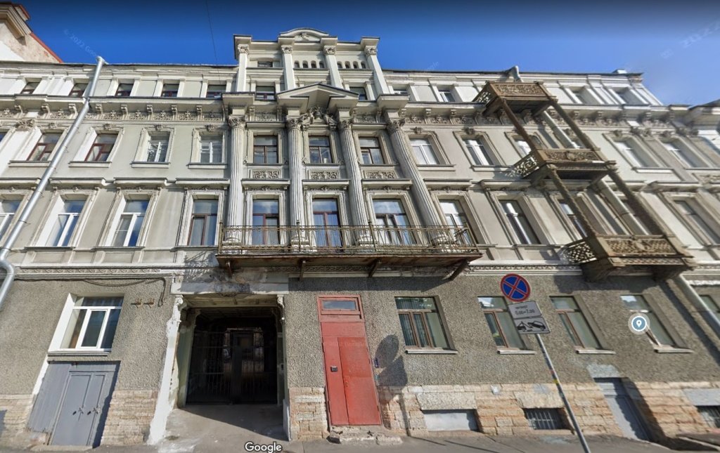 Дом купца Колотушкина. Правообладатель: google maps. Дом купца Колотушкина Адрес: наб. Фонтанки, д. 103. Фото: google maps.