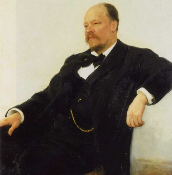 Портрет композитора Анатолия Константиновича Лядова.1902 год. Государственный Русский музей. 