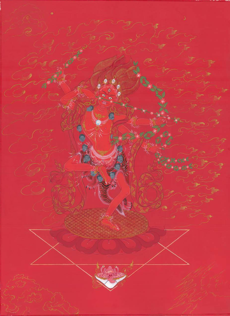 Лариса Рожнова «Курукулла, Красная Тара» (2018). Из личного архива автора. 