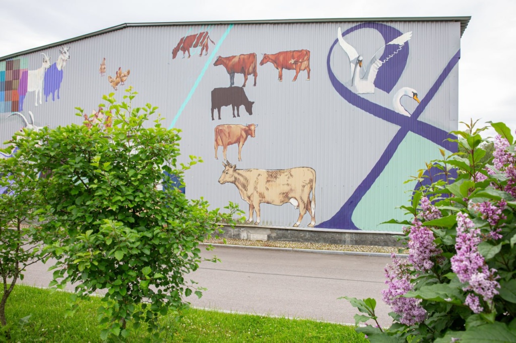 Чтобы создать роспись уличной художнице Надежде Опалинской (Надя О) понадобился год творческой работы. 