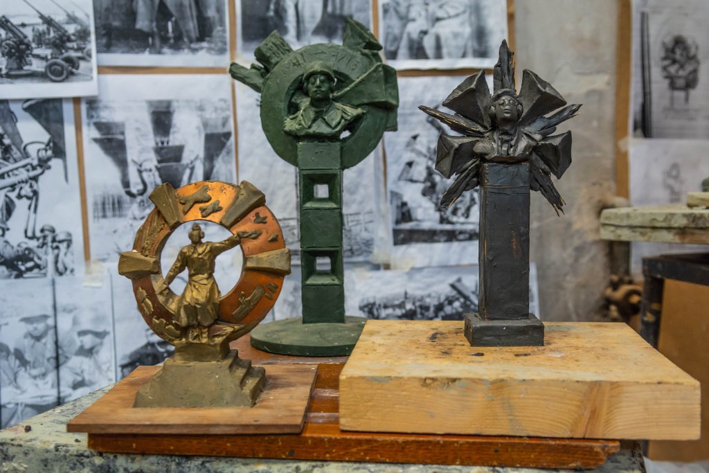 На фото: эскизы монумента. Фото: Ирина Иванова sculp Maria 2023 irina ivanova-9219.jpg