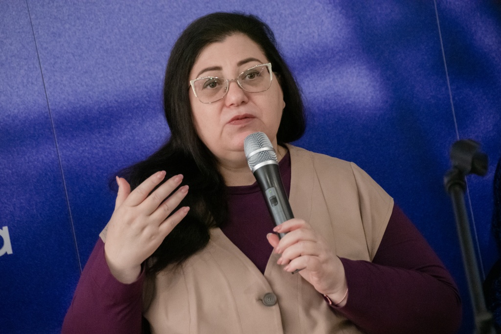 Наталья Валерьевна Крель, руководитель Союза всероссийских и ведущих организаций инвалидов «АбиАрт», организатор Международных инклюзивных творческих игр. Фото: Ирина Иванова.