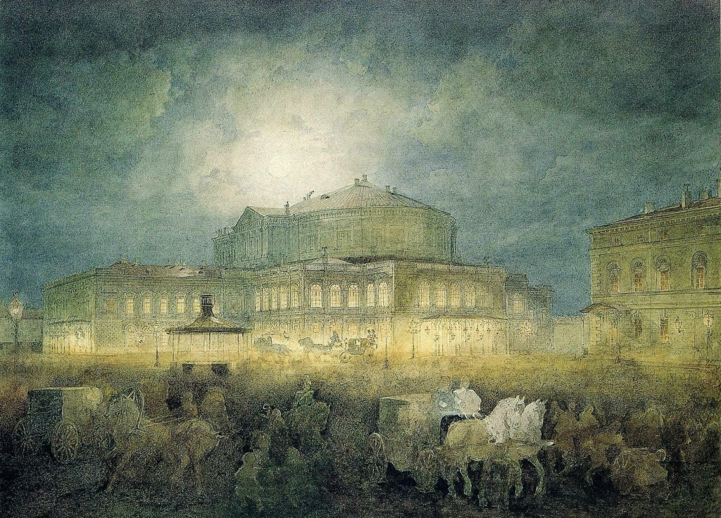 Василий Садовников. Мариинский театр в Санкт-Петербурге. Начало 1860-х. 