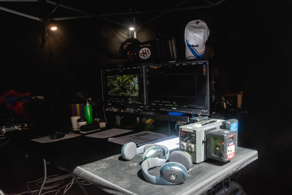 Бэкстейдж с киносъемок. Фото: Ирина Иванова