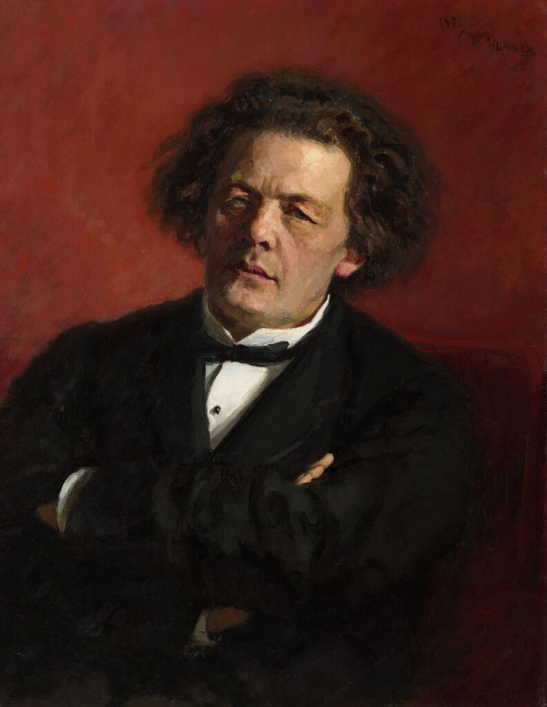 Портрет композитора Антона Рубинштейна. Автор: Илья Репин. Правообладатель: Третьяковская галерея, my.tretyakov.ru.