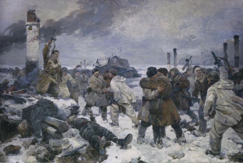 Серов В., Серебряный И., Казанцев А. . Прорыв блокады, 1943, ГРМ.
