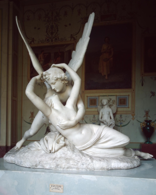 Антонио Канова «Амур и Психея» (1794-1799 гг.). Фото: ermitagemuseum.org. Правообладатель: Государственный Эрмитаж. Антонио Канова. «Амур и Психея» (1794-1799)
