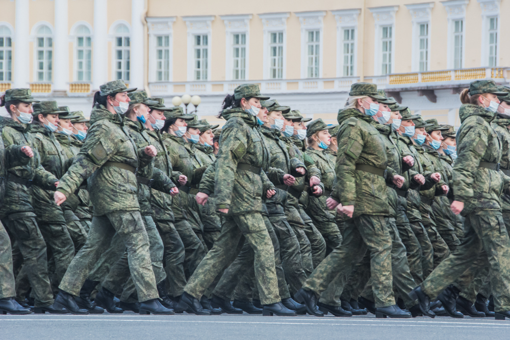 Репетиция военного парада в 2021 году. Фото: Ирина Иванова. Репетиция военного парада в 2021 году. Фото: Ирина Иванова.