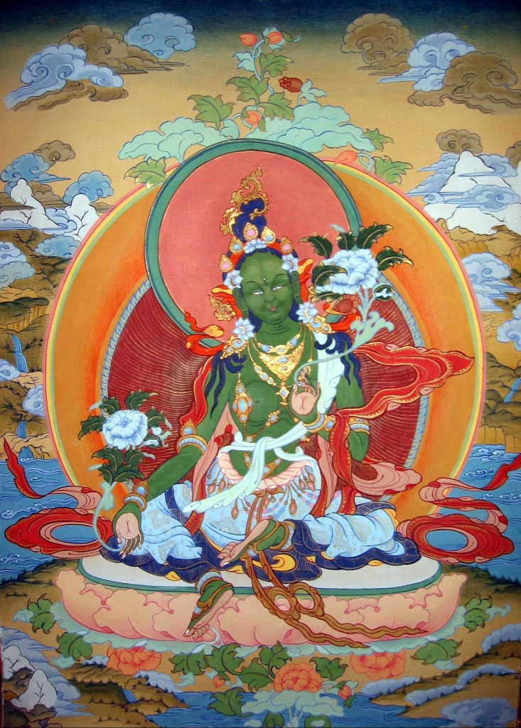 Лариса Рожнова «Зеленая Тара» (2002). Из личного архива автора.