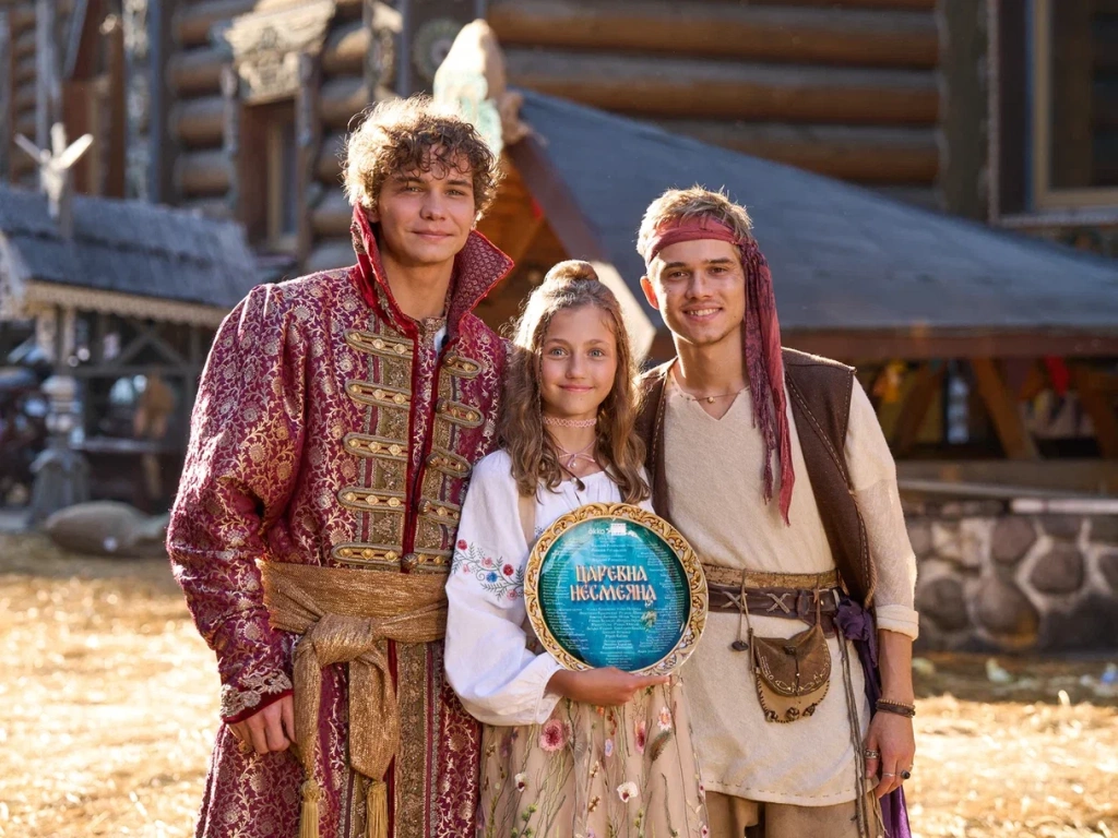 Кадр со съемочной площадки.