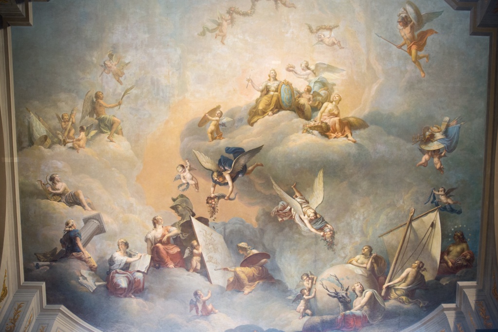 «Аллегория России». Фрагмент плафона Большого зала. Фото: Святослав Новиков.