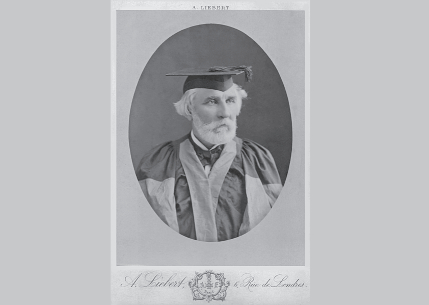 Иван Тургенев — почётный доктор Оксфордского университета. Фото А. Либера, 1879 год. Правообладатель: Российская государственная библиогтека, www.rsl.ru. 