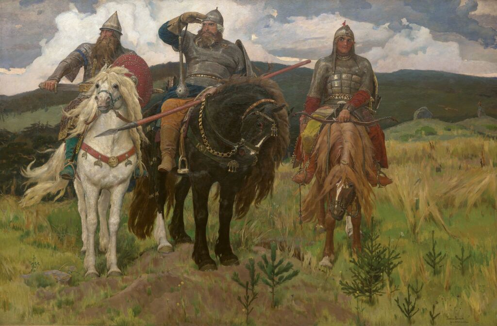 Виктор Васнецов «Богатыри», 1898. Фото: Государственная Третьяковская галерея, my.tretyakov.ru.