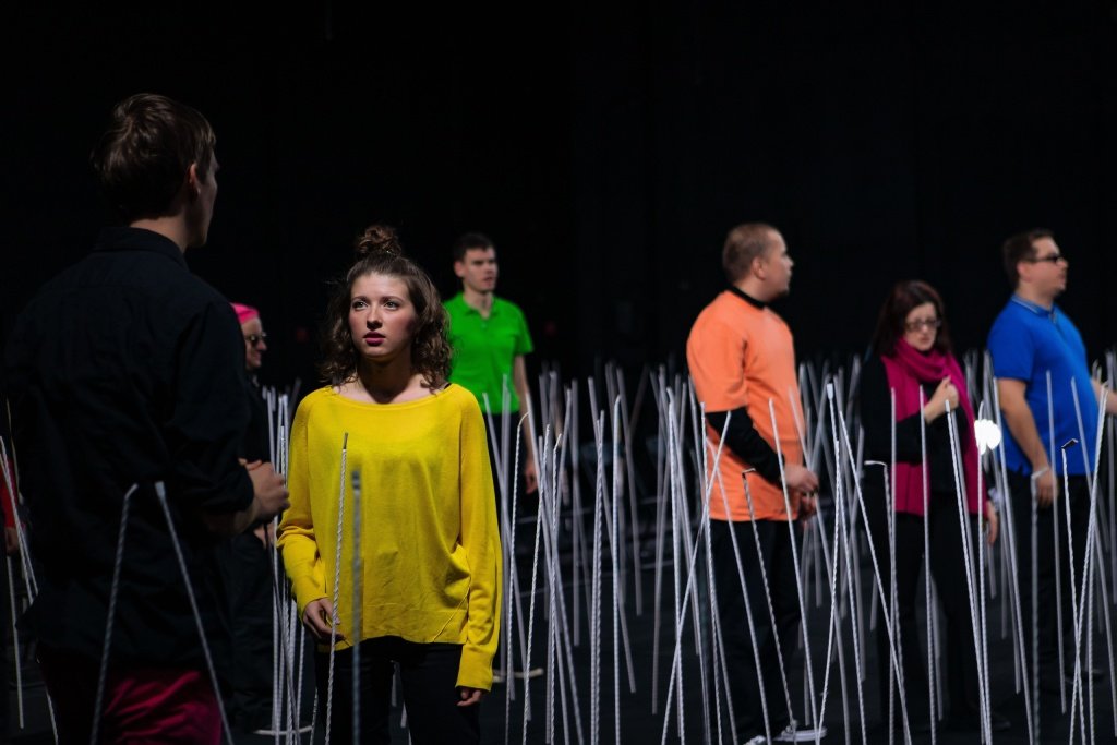 Фото: vk.com/proarte / Ксения Сытина. Премьера спектакля «Не зря» на Новой сцене Александринского театра, 2018