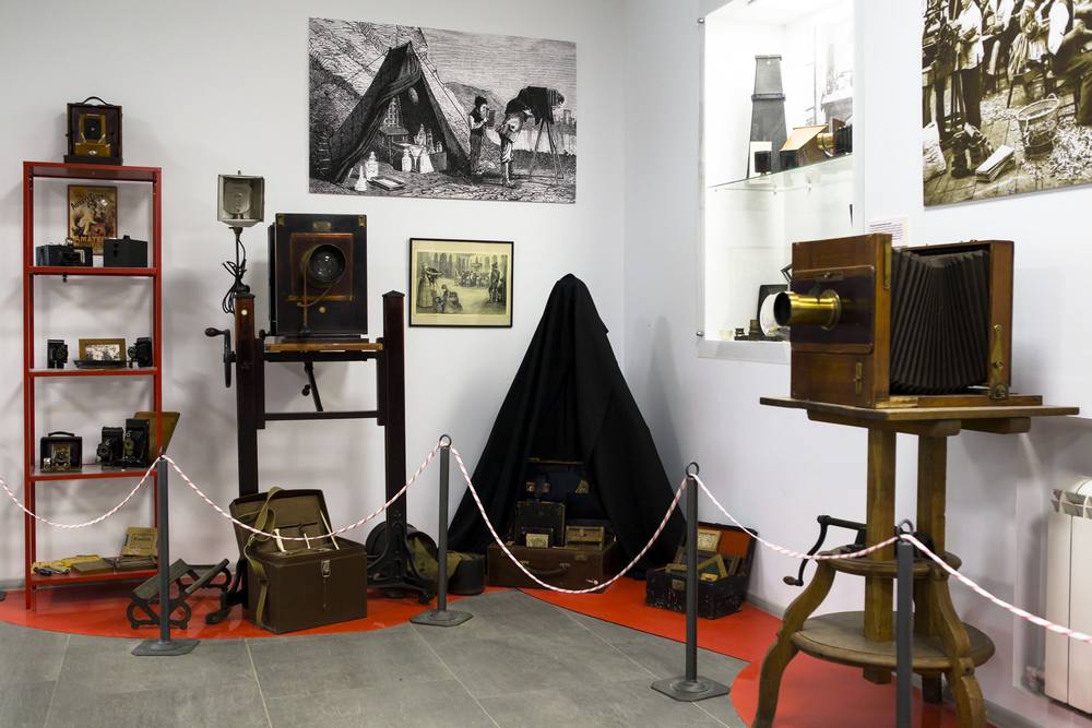 Экспозиция Музея истории фотографии. Походная фотолаборатория. Фото: Юлия Якобсон. Предоставлено музеем истории фотографии.